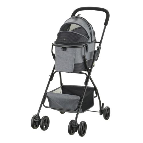 リッチェル ペットカート ミニモ グレーの通販は