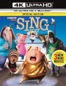 SING／シング［4K ULTRA HD ＋ Blu-rayセット］ [Ultra HD Blu-ray]の通販は 5,785円