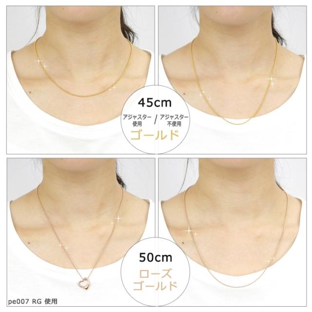 K18イエローゴールド ボールチェーンネックレス 約40cm 1.5mm幅 たらしい 