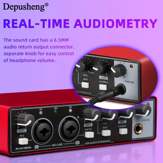 Depusheng USBオーディオインターフェイス Amazon.co.jp: Depusheng RX2 USBオーディオインターフェイス