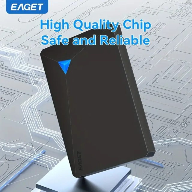 EAGET ポータブル 外付け HDD USB 3.0 プラグアンドプレイ 大容量 4TB