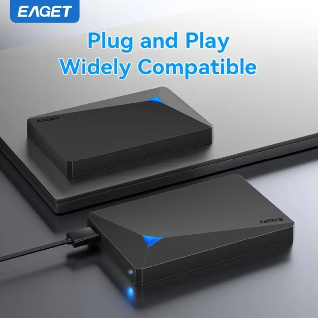 EAGET ポータブル 外付け HDD USB 3.0 大容量 4TB EAGET ポータブル 外付け HDD USB 3.0 プラグアンドプレイ 大容量 4TB