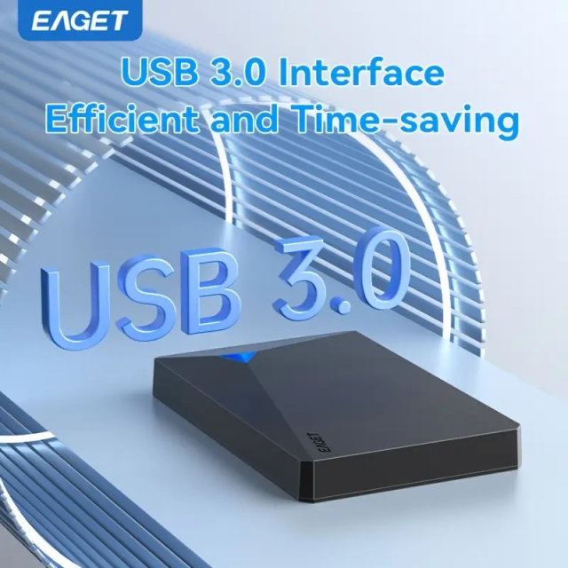 EAGET ポータブル 外付け HDD USB 3.0 大容量 4TB EAGET ポータブル 外付け HDD USB 3.0 プラグアンドプレイ 大容量 4TB