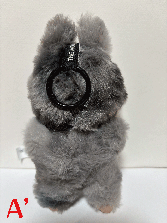 LABUBU ZIMOMO ラブブ シークレットグレー labubu キーホルダー