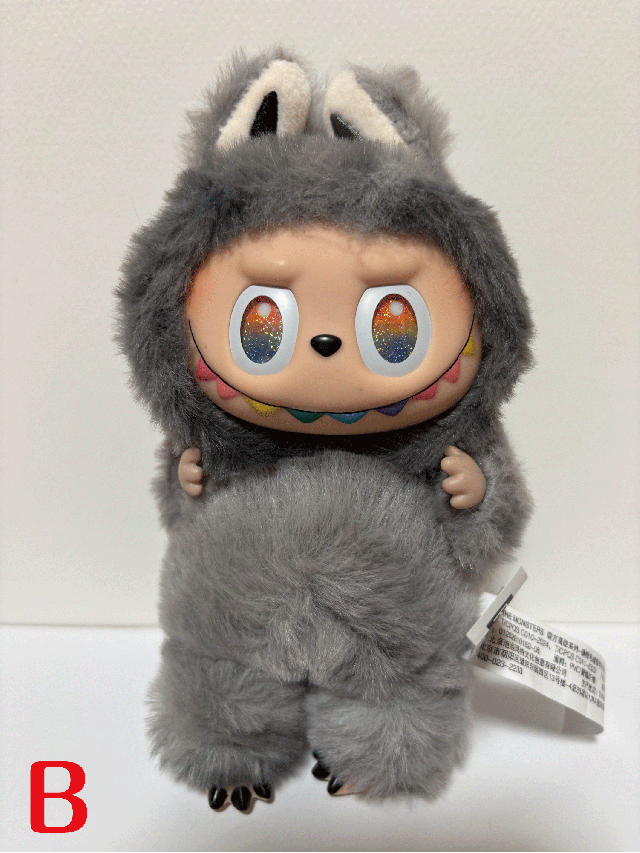 LABUBU ZIMOMO ラブブ シークレットグレー labubu キーホルダー