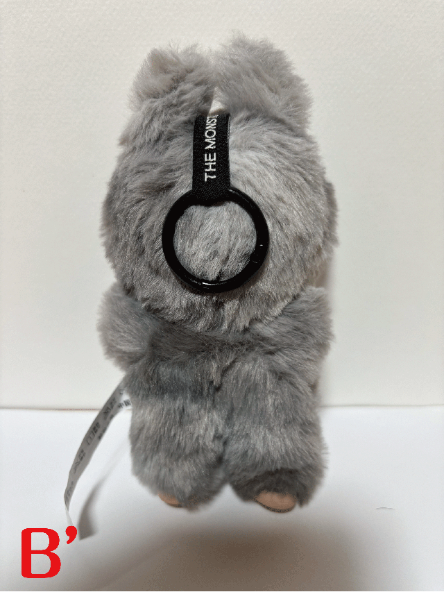 LABUBU ZIMOMO ラブブ シークレットグレー labubu キーホルダー