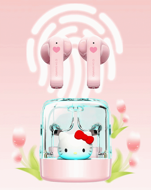 Bluetooth 5.3 Sanrio-EJ-986 TWSワイヤレスヘッドセット