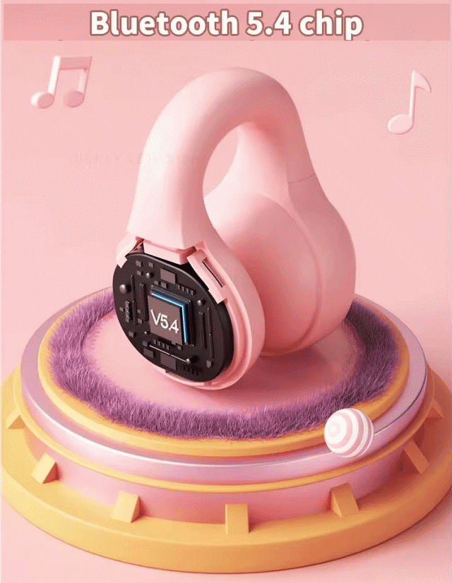 【新品未使用】Bluetooth イヤホン ヘッドセット Bluetooth 5.4 TWS ワイヤレスヘッドセット Sanrio-x53 カフ型イヤホン