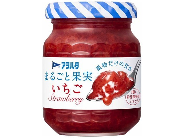 アヲハタ まるごと果実いちご １２５ｇ×24【全国送料無料】(一部地域別途)