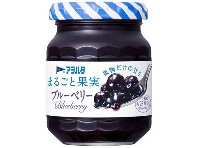 アヲハタ まるごと果実ブルーベリー １２５ｇ×24【全国送料無料】(一部地域別途)