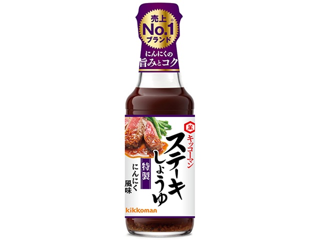 キッコーマン ステーキしょうゆ にんにく風味 ×12 【全国送料無料】(一部地域除く) 5,755円