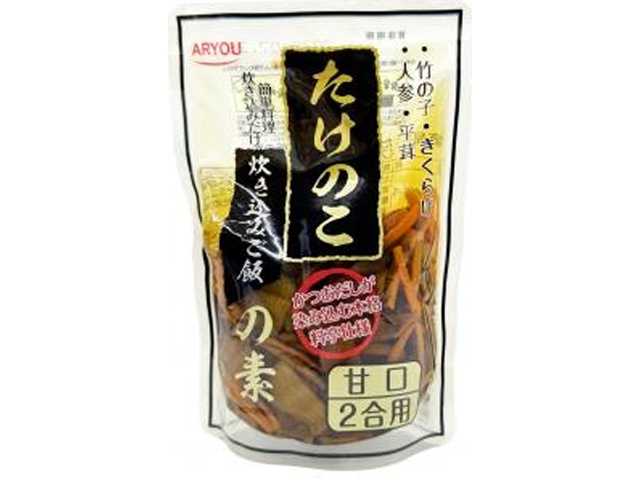 アリョウ たけのこ釜飯の素 ２合用３５０ｇ   ×24 【送料込】(沖縄・離島は別途)