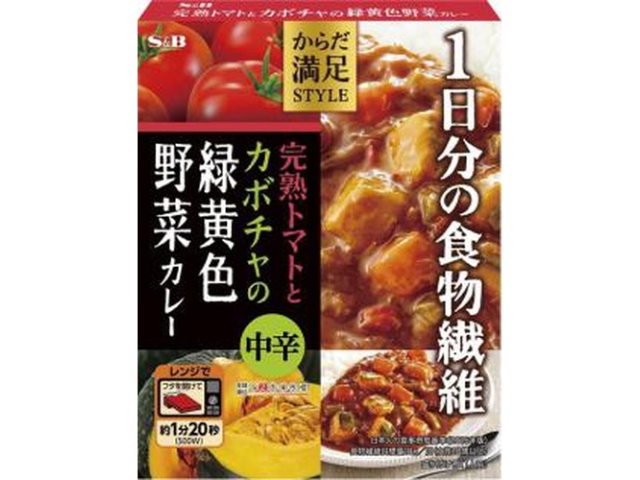Ｓ＆Ｂ 完熟トマトとカボチャの緑黄色野菜カレー  ×36の通販は