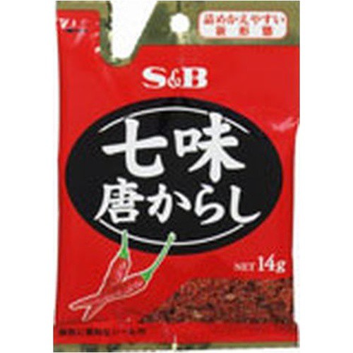 Ｓ＆Ｂ 袋入り七味唐からし １４ｇ ×100 【全国送料無料】(一部地域除く)の通販は 11,479円