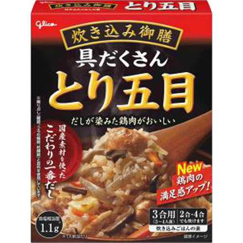 グリコ 炊き込み御膳 とり五目２７２ｇ ×60【全国送料無料】(一部地域除く)