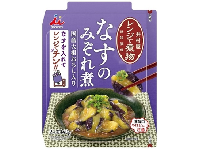井村屋 レンジで煮物 なすのみぞれ煮１４０ｇ  ×30の通販は