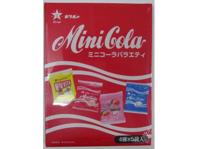 オリオン ミニコーラバラエティ４０ｇ ×20 【全国送料無料】(沖縄・離島は別途)