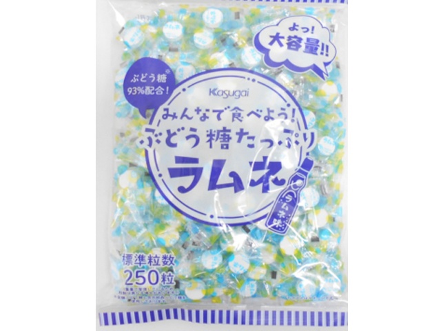 春日井製菓 ぶどう糖たっぷりラムネ５５０ｇ ×10 【全国送料無料】(沖縄・離島は別途)
