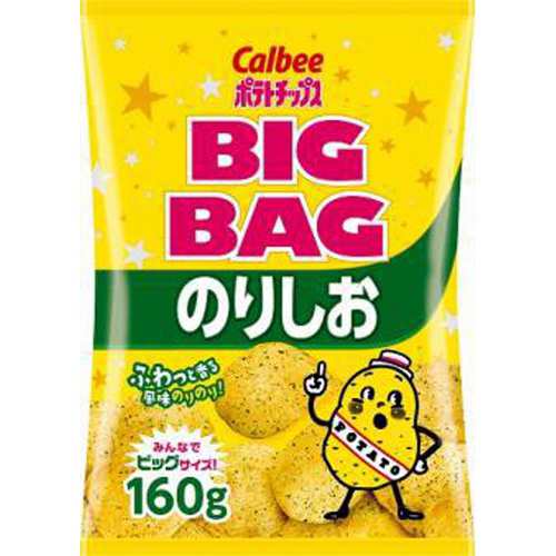 カルビー ビッグバッグ のりしお160g ×12の通販は