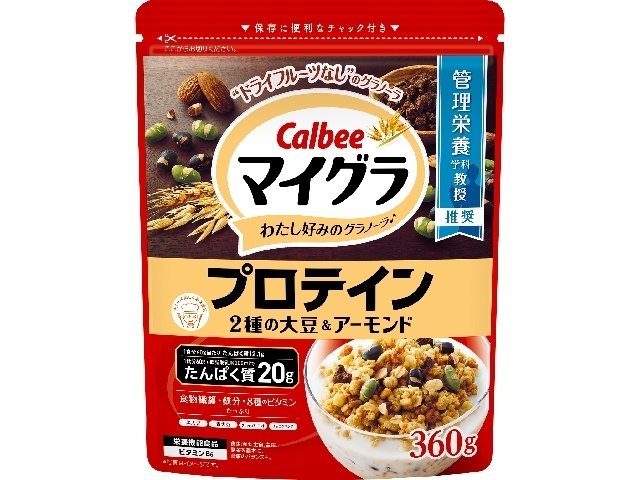 カルビー マイグラプロテイン ３６０ｇ   ×8【全国送料無料】(一部地域除く) 5,889円