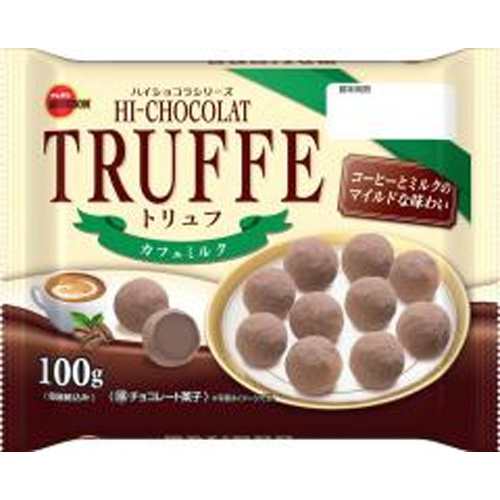 ブルボン トリュフ カフェミルク100g ×24 【全国送料無料】(一部地域除く)の通販は