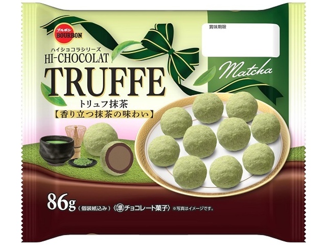 ブルボン トリュフ 抹茶８６ｇ ×24 【全国送料無料】(沖縄・離島は別途)