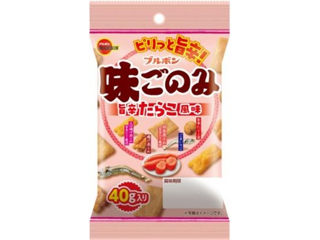 ブルボン 味ごのみ 旨辛たらこ風味４０ｇ  ×120 【全国送料無料】(沖縄・離島は別途)