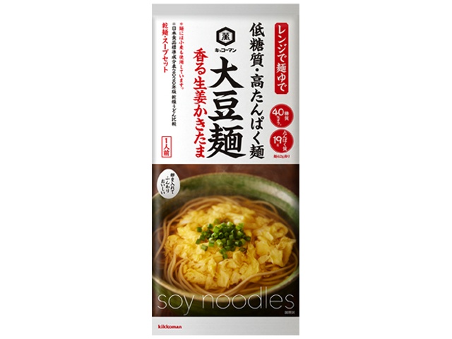 キッコーマン 大豆麺 香る生姜かきたま１１４ｇ ×40 【送料込】(沖縄・離島は別途)