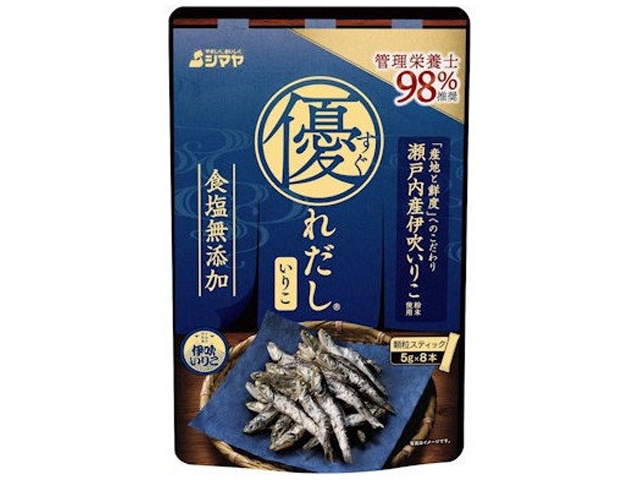 シマヤ 優れだし和風いりこ ５ｇｘ８本×48【全国送料無料】(一部地域別途)