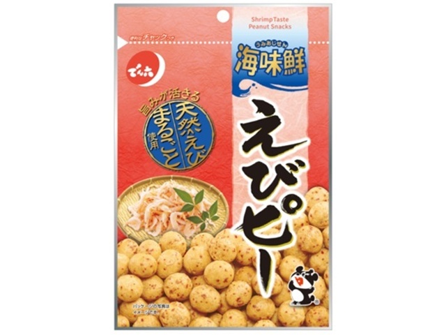 でん六 えびピー ６８ｇ ×48 【全国送料無料】(沖縄・離島は別途)