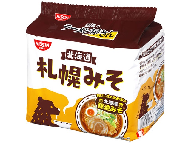 日清 ラーメン屋さん 札幌みそ５食パック  ×18の通販は 6,494円