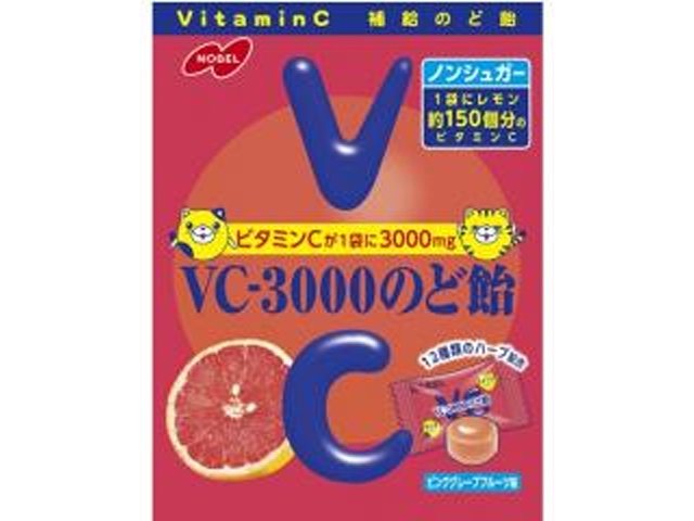 ノーベルＶＣ−３０００のど飴ピンクグレープフルーツ  ×48 【全国送料無料】(沖縄・離島は別途)