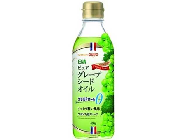 日清 ピュアグレープシードオイル４００ｇ×12【全国送料無料】(一部地域別途)