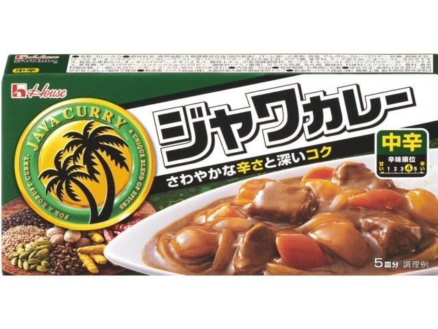 ハウス食品 ジャワカレー中辛 １０４ｇ ×120 【送料込】(沖縄・離島は別途)