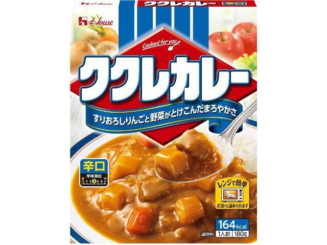 ハウス食品 ククレカレー 辛口１８０ｇ ×60 【送料込】(沖縄・離島は別途)