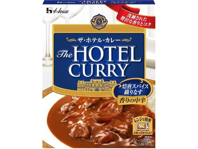 ハウス食品 ザ・ホテル・カレー香りの中辛 １８０ｇ ×60 【送料込】(沖縄・離島は別途)