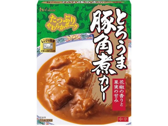 ハウス食品 とろうま豚角煮カレー＜中辛＞２００ｇ ×60 【送料込】(沖縄・離島は別途)