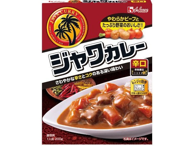 ハウス食品 レトルトジャワカレー辛口２００ｇ ×60 【送料込】(沖縄・離島は別途)
