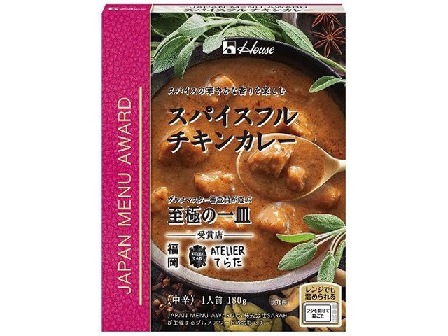 ハウス食品 ＪＭＡ スパイスフルチキンカレー １８０ｇ  ×60の通販は 19,029円
