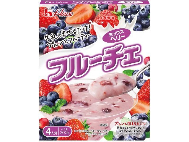 ハウス食品 フルーチェ ミックスベリー２００ｇ×60【全国送料無料】(一部地域別途)