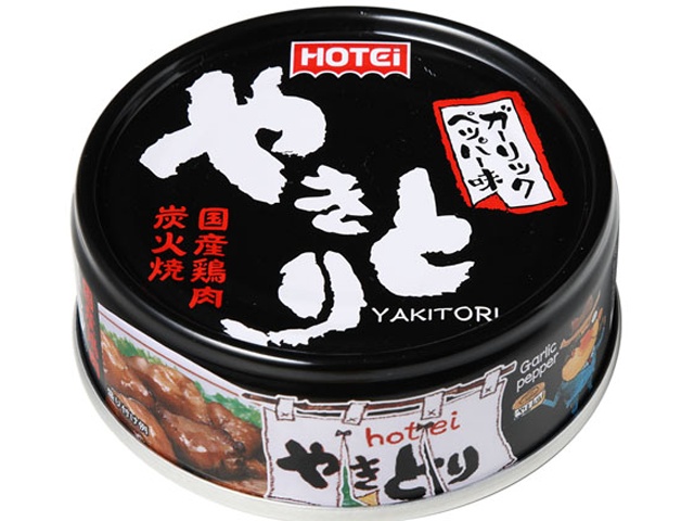 ホテイ やきとりガーリックペッパー味 ７５ｇ×48【全国送料無料】(一部地域別途)