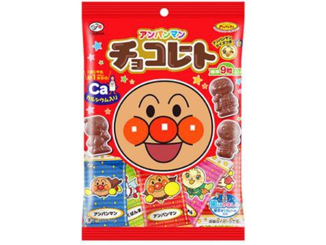 不二家 アンパンマンチョコ 小袋３４ｇ ×160 【全国送料無料】(沖縄・離島は別途)
