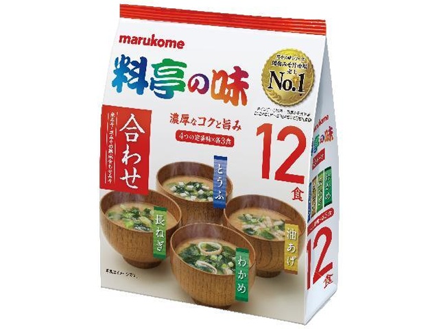 マルコメ お徳用料亭の味みそ汁１２食×48【全国送料無料】(一部地域別途)