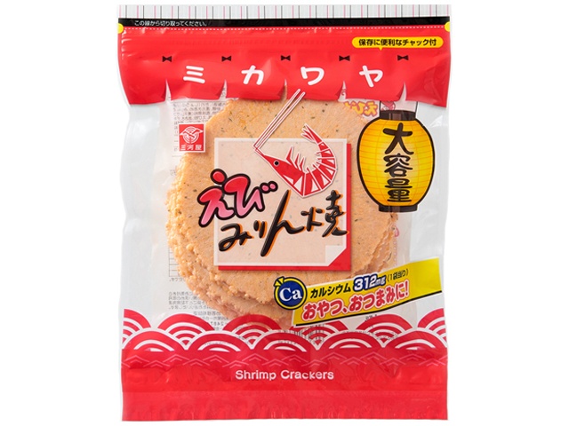 三河屋 大容量１２枚えびみりん焼 ×24 【全国送料無料】(沖縄・離島は別途)