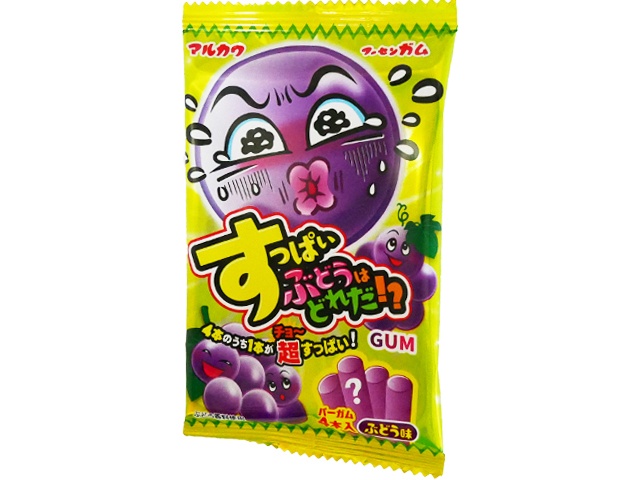 丸川製菓 すっぱいぶどうはどれだガム ×240 【全国送料無料】(沖縄・離島は別途)