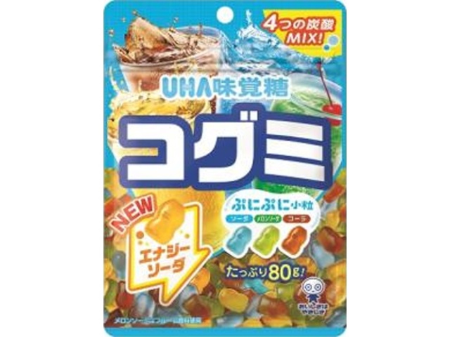 味覚糖 コグミ ドリンクアソート８０ｇ ×80 【全国送料無料】(沖縄・離島は別途)