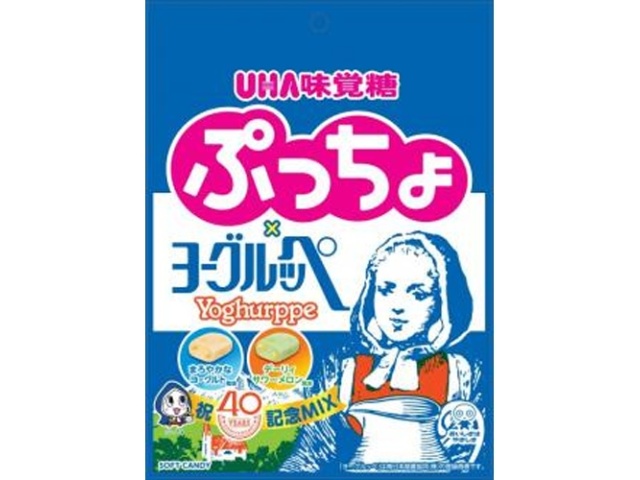 味覚糖 ぷっちょ袋 ２種アソートヨーグルッペ７２ｇ ×72 【全国送料無料】(沖縄・離島は別途)