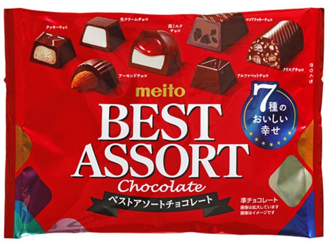 ｍｅｉｔｏ ベストアソートチョコレート １１４ｇ ×36 【全国送料無料】(沖縄・離島は別途)