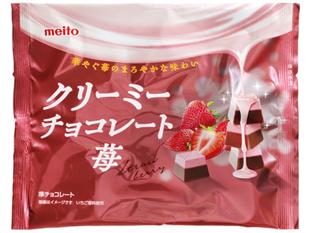 ｍｅｉｔｏ クリーミーチョコレート 苺８０ｇ  ×36 【全国送料無料】(沖縄・離島は別途)