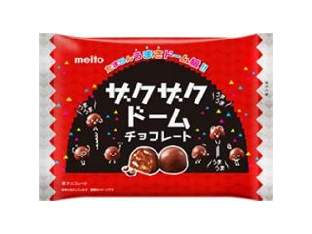 ｍｅｉｔｏ ザクザクドームチョコレート １１７ｇ   ×18 【全国送料無料】(沖縄・離島は別途)
